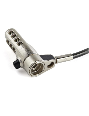 StarTech.com LTULOCK4D cable lock Black, Silver 78.7" (2 m)