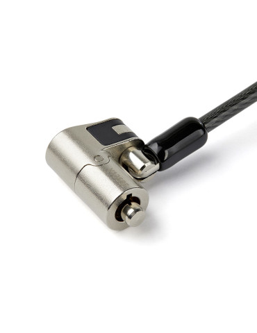 StarTech.com LTULOCKKEY cable lock Black, Stainless steel 78.7" (2 m)
