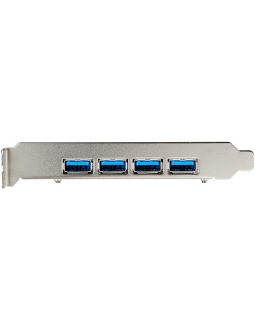 StarTech.com 4-portars USB PCIe-kort - 10 Gbps USB 3.1   3.2 Gen 2 Type-A PCI Express-expansionskort med 2 styrenheter - 4 x