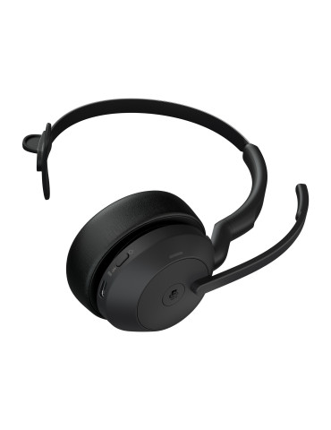 Jabra Evolve2 55 Headset Wireless Head-band Office Call center USB Type-C Bluetooth Charging stand