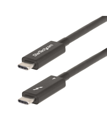 StarTech.com A40G2MB-TB4-CABLE Thunderbolt-kablar 2 m 40 Gbit s Svart