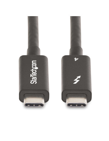 StarTech.com A40G2MB-TB4-CABLE Thunderbolt-kablar 2 m 40 Gbit s Svart