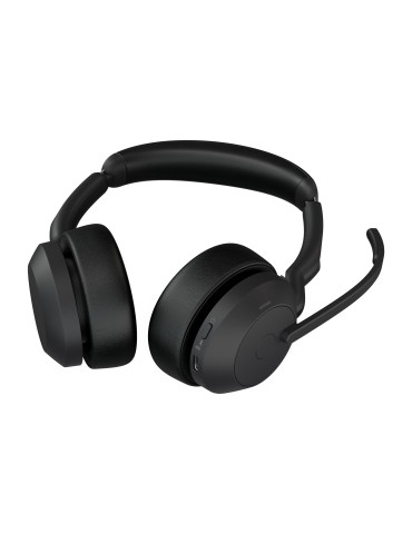Jabra Evolve2 55 Headset Wireless Head-band Office Call center USB Type-C Bluetooth Charging stand