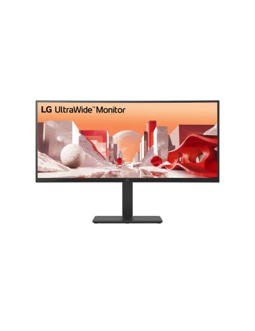 LG 34BA85QE-B platta pc-skärmar 86,4 cm (34") 3440 x 1440 pixlar Wide Quad HD LCD Svart