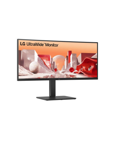 LG 34BA75QE-B computer monitor 34" 3440 x 1440 pixels Wide Quad HD LCD Black