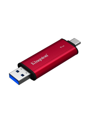 Kingston Technology 1TB Dual USB-A C Portable SSD, Up to 1050MB s USB 3.2 Gen 2