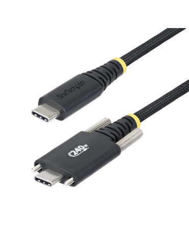 StarTech.com S2CEPR2M-USBSL-CABLE USB-kaapeli USB 2.0 2 m USB C 0,48 Gbit s 240 W Musta