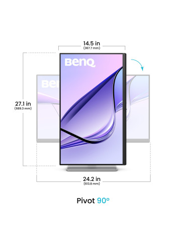 BenQ MA270U computer monitor 27" 3840 x 2160 pixels 4K Ultra HD White