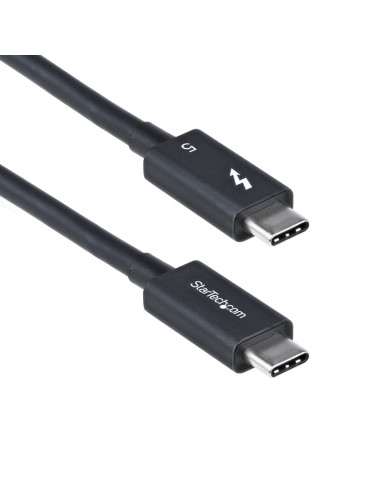 StarTech.com TBLT5MM50CM240W Thunderbolt cable 19.7" (0.5 m) 80 Gbit s Black
