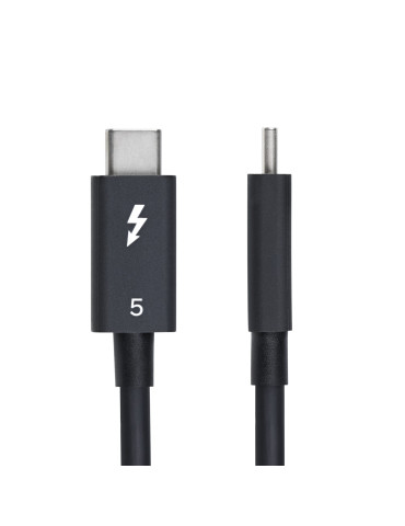 StarTech.com 50 cm Thunderbolt 5-kabel, 80 Gbps Upp till 120 Gbps, 240 W PD, 8K 60 Hz, certifierad Thunderbolt-kabel -