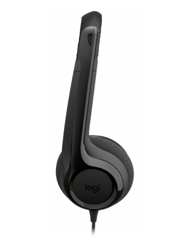 Logitech H390 Headset Wired Head-band Calls Music USB Type-C Black