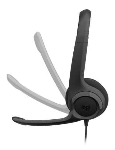 Logitech H390 Headset Wired Head-band Calls Music USB Type-C Black