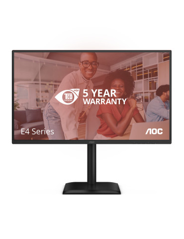 AOC 27E4U platta pc-skärmar 68,6 cm (27") 1920 x 1080 pixlar Full HD LED Svart