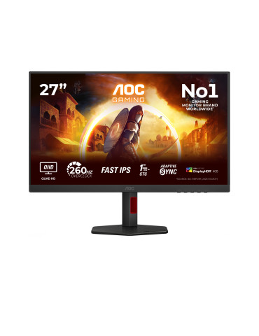 AOC G4 Q27G4ZRAD computer monitor 27" 2560 x 1440 pixels Black, Red