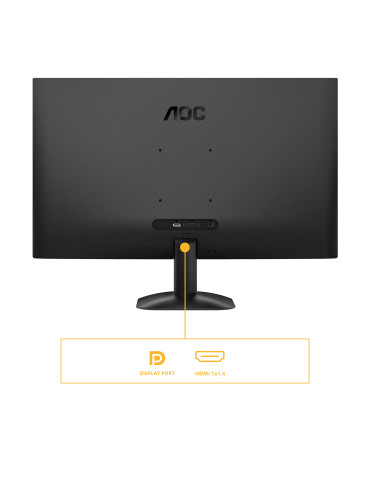 AOC B3 Q27B35E platta pc-skärmar 68,6 cm (27") 2560 x 1440 pixlar Quad HD LED Svart