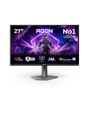 AOC G2 AG276UZD computer monitor 26.5" 3840 x 2160 pixels 4K Ultra HD OLED Black