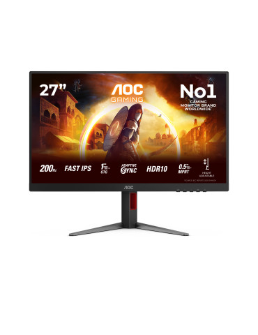 AOC G4 27G4HA platta pc-skärmar 68,6 cm (27") 1920 x 1080 pixlar Full HD LED Svart, Röd