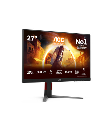 AOC G4 27G4HA platta pc-skärmar 68,6 cm (27") 1920 x 1080 pixlar Full HD LED Svart, Röd