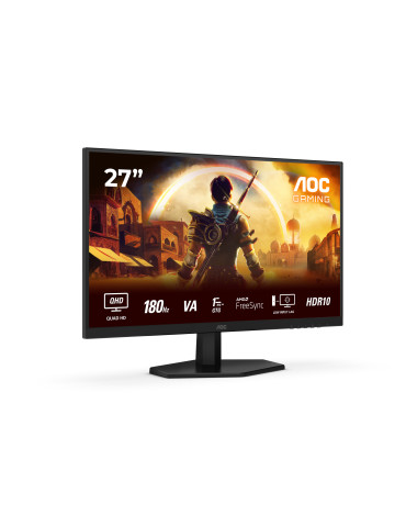 AOC G4 Q27G42XNE platta pc-skärmar 68,6 cm (27") 2560 x 1440 pixlar Quad HD LED Svart, Röd