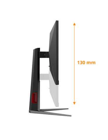 AOC G4 24G4HA platta pc-skärmar 60,5 cm (23.8") 1920 x 1080 pixlar Full HD LED Svart, Röd