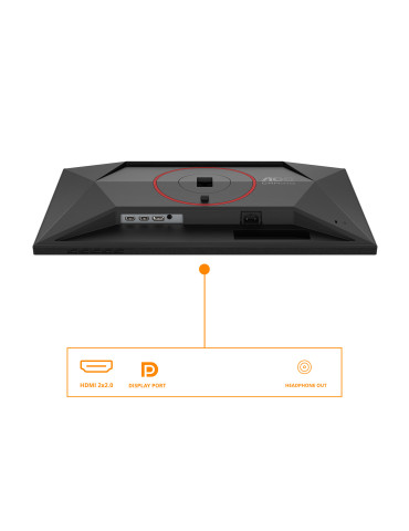 AOC G4 24G4HA platta pc-skärmar 60,5 cm (23.8") 1920 x 1080 pixlar Full HD LED Svart, Röd