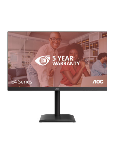 AOC E4 U27E4CV tietokoneen litteä näyttö 68,6 cm (27") 3840 x 2160 pikseliä 4K Ultra HD LED Musta