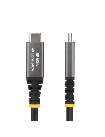 StarTech.com CC2M40GUSB4GEN3 USB-kaapeli USB4 Gen 3x2 2 m USB C 40 Gbit s 240 W Musta