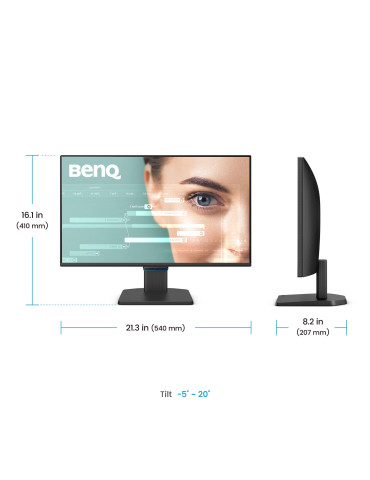 BenQ GW2490C computer monitor 23.8" 1920 x 1080 pixels Full HD Black