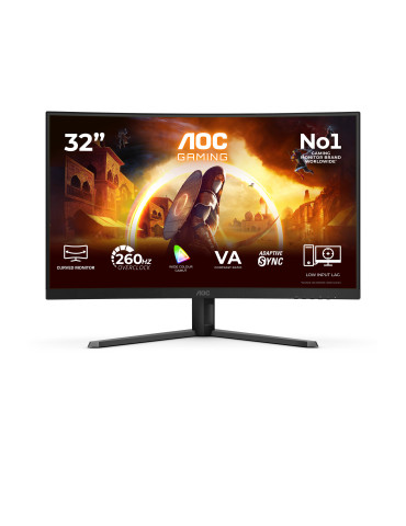 AOC G4 C32G42ZE computer monitor 31.5" 1920 x 1080 pixels Full HD LED Black, Red