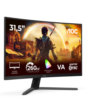 AOC G4 C32G42ZE computer monitor 31.5" 1920 x 1080 pixels Full HD LED Black, Red