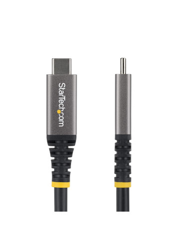 StarTech.com 3 m USB4-kabel, 20 Gbps, USB-IF-certifierad USB-C-kabel, 60 W PD, 4K 120 Hz DP 2.1, dubbelskiktad TPE flätad