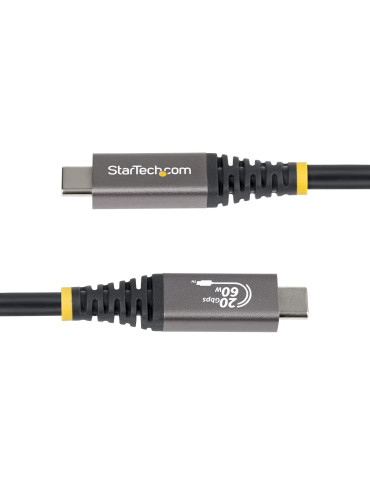 StarTech.com CC3M20GUSB4CX USB cable USB4 Gen 2x2 118.1" (3 m) USB C 20 Gbit s 60 W Black
