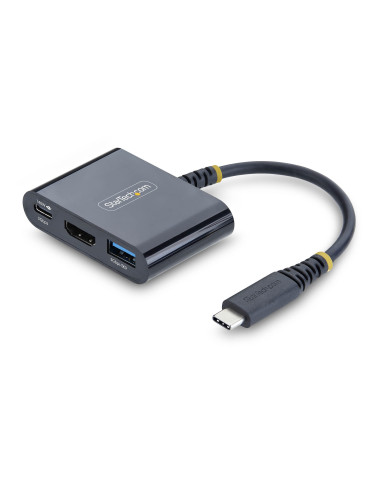 StarTech.com 168B-USBC-MULTIPORT laptop dock port replicator Wired USB 3.2 Gen 1 (3.1 Gen 1) Type-C Black