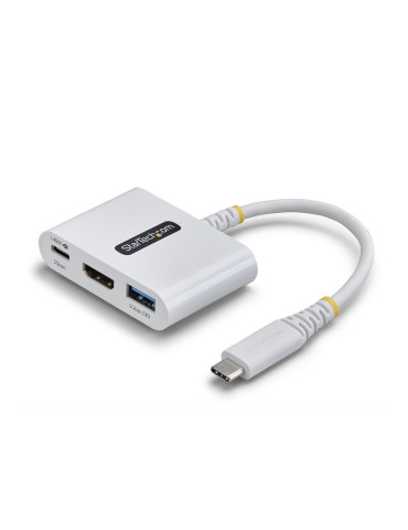 StarTech.com 168W-USBC-MULTIPORT laptop dock port replicator Wired USB 3.2 Gen 1 (3.1 Gen 1) Type-C White