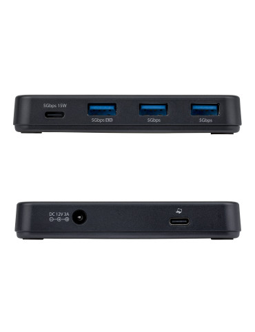 StarTech.com 311UE-USB-HUB interface hub USB 3.2 Gen 1 (3.1 Gen 1) Type-C 5000 Mbit s Black