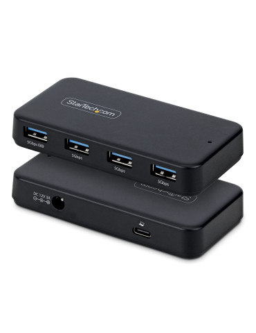 StarTech.com ST4300USB3V2-UE interface hub USB 3.2 Gen 1 (3.1 Gen 1) Type-C 5000 Mbit s Black