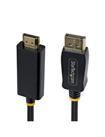 StarTech.com 15F-DP-HDMI-4K60-GR video cable adapter 177.2" (4.5 m) DisplayPort HDMI Type A (Standard) Black