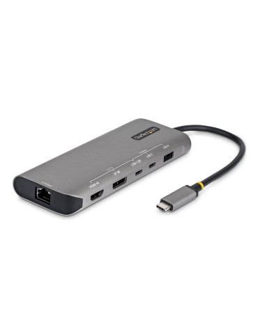 StarTech.com 174B-USB4-MULTIPORT laptop dock port replicator Wired Gray