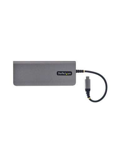StarTech.com USB-C till HDMI-multiportadapter, 140 W PD-laddning, 4K 60 Hz, USB-hubb med 3 portar (10 Gbps), SD-kortplats, 2,5