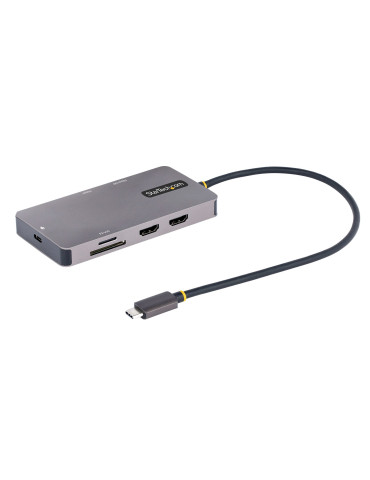 StarTech.com 120B-USBC-MULTIPORT laptop dock port replicator Wired USB 3.2 Gen 1 (3.1 Gen 1) Type-C Gray