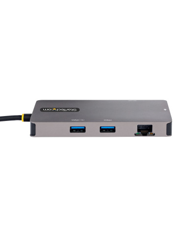 StarTech.com USB C-multiportadapter, dubbel HDMI-video, 4K 60 Hz, 2Pt 5 Gbps USB-A -hubb, 100 W strömförsörjning, GbE,