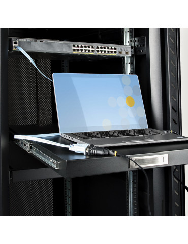 StarTech.com 1P3FP-USB-SERIAL kabelomvandlare (hane hona) DB-9 USB Type-A Svart