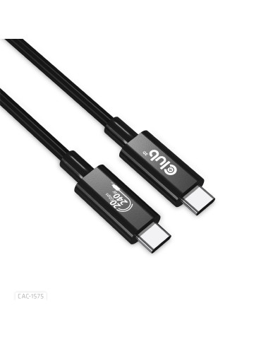 CLUB3D CAC-1575 USB cable USB4 Gen 2x2 78.7" (2 m) USB C 20 Gbit s 240 W Black