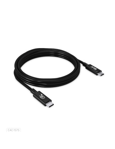 CLUB3D CAC-1575 USB cable USB4 Gen 2x2 78.7" (2 m) USB C 20 Gbit s 240 W Black