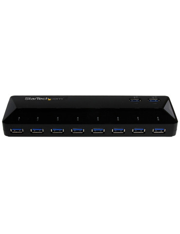 StarTech.com ST103008U2C interface hub USB 3.2 Gen 1 (3.1 Gen 1) Type-B 5000 Mbit s Black