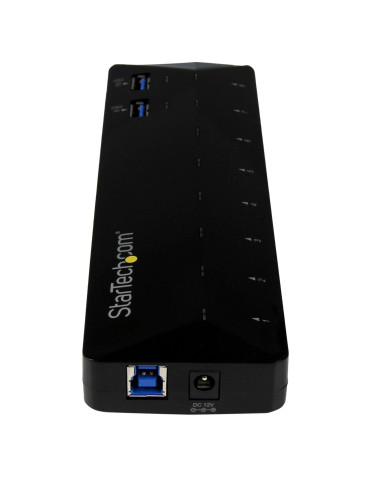 StarTech.com ST103008U2C interface hub USB 3.2 Gen 1 (3.1 Gen 1) Type-B 5000 Mbit s Black