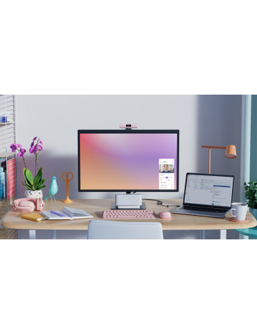 Logitech Brio 500 Full HD webcam 4 MP 1920 x 1080 pixels USB Rose
