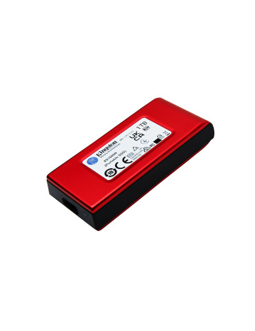 Kingston Technology Kannettava SSD-asema 1 Tt, ulkoinen XS1000, USB 3.2 Gen 2, punainen