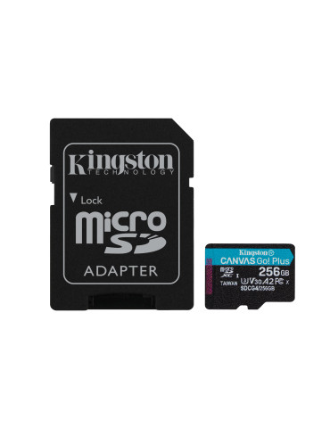 Kingston Technology Canvas Go! Plus 256 GB MicroSD UHS-I Klass 10