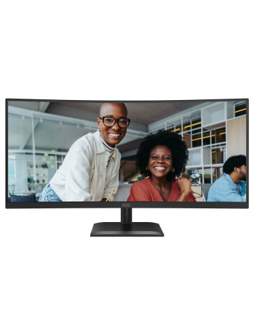 AOC CU34E4C tietokoneen litteä näyttö 86,4 cm (34") 3440 x 1440 pikseliä UltraWide Quad HD LED Musta